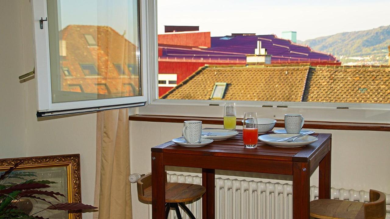Helvetia 2 Zimmer Apartment Mit Parkplatz Zürich Kültér fotó